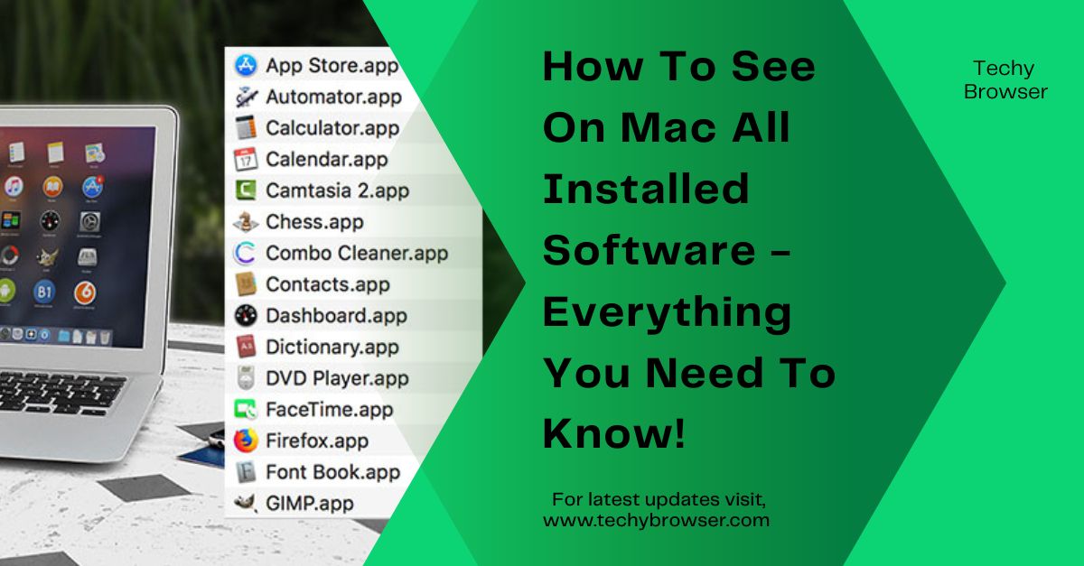 How To See On Mac All Installed Software - Everything You Need To Know!