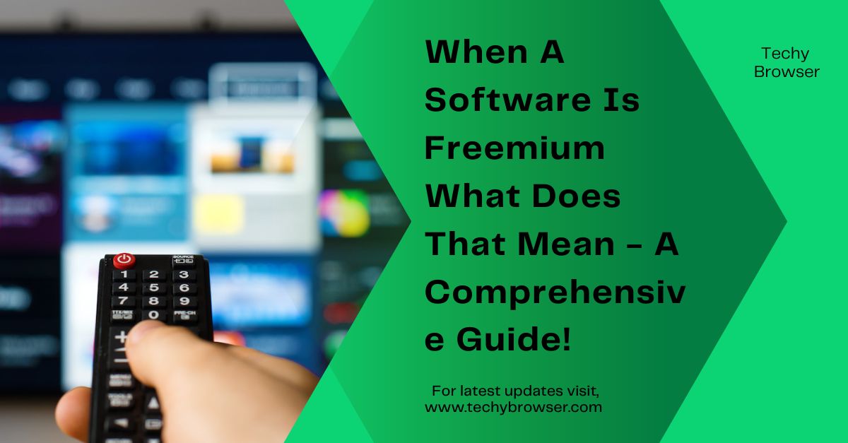 When A Software Is Freemium What Does That Mean - A Comprehensive Guide!