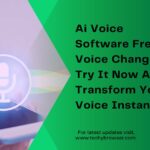 Ai Voice Software Free Voice Changer - Try It Now And Transform Your Voice Instantly!